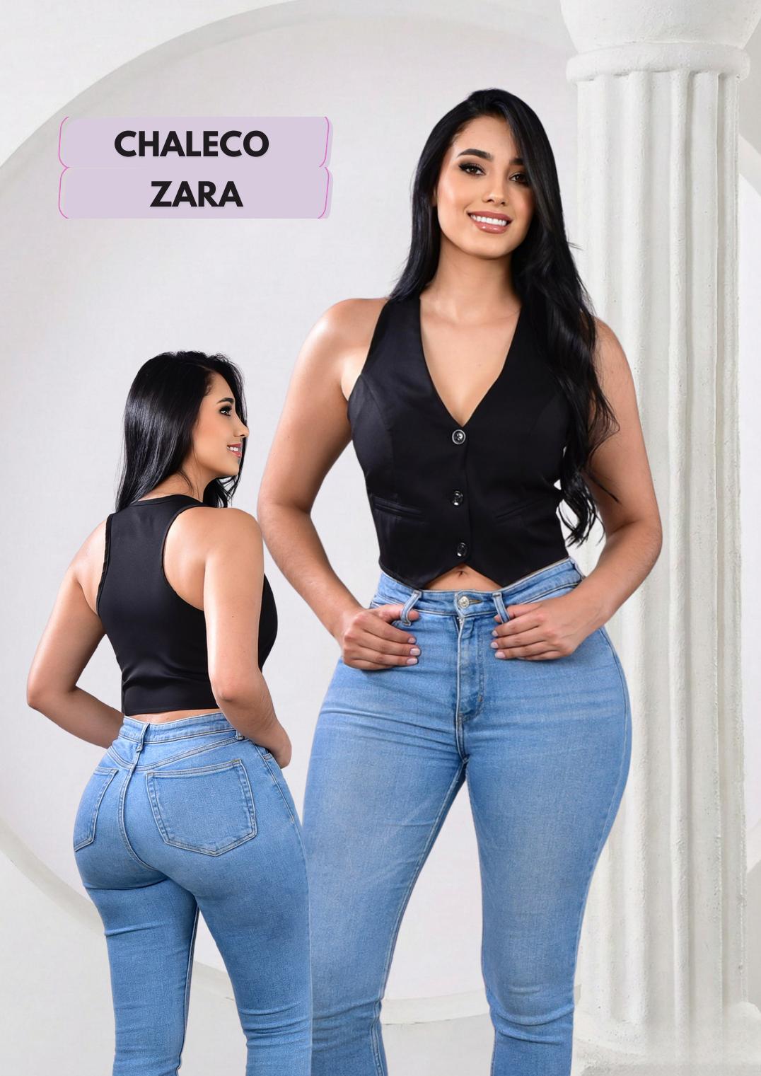 Blusa Chaleco Zara